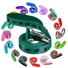 EcoBark Coleira para cães – Coleira confortável macia e reflexiva com alça acolchoada – resistente e resistente – Treinamento e tração para cães pequenos, médios ou grandes (verde floresta)