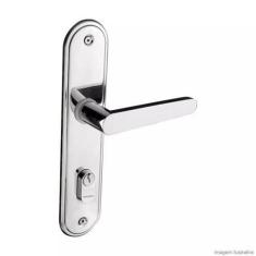 Fechadura 402 Com Espelho Cromado - Pado