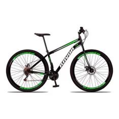 Bicicleta Aro 29 Freio a Disco Traseiro Shimano Aço 21 Velocidades - R