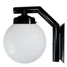 Arandela Solarium 215 Externa/Interna com Globo de Vidro Leitoso 15x28
