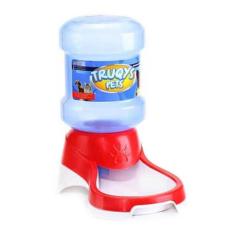 Bebedouro Automático para Cães Galão 2L Truqys Pet, Vermelho