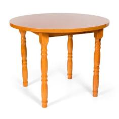 Mesa de Jantar Redonda Dalas Mel 99 cm - Deiss