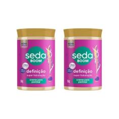 Creme De Pentear Seda Boom Definiçao 1Kg - Kit Com 2Un