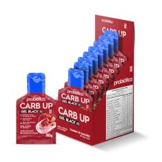 Carb Up Black Gel (300g) Caixa 10 unidades - Sabor Morango, Probiótica