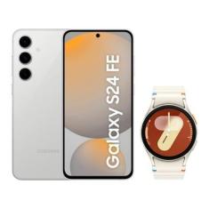 Smartphone Samsung Galaxy S24 FE 256GB + Smartwatch Watch7 40mm 32GB-Unissex