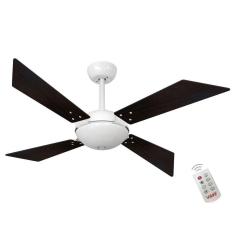 Ventilador Tecno Off Tabaco 220V E Controle Remoto