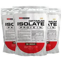 Kit 3x Optimum Isolate Whey Protein 2kg - Bodybuilders Sabor Chocolate