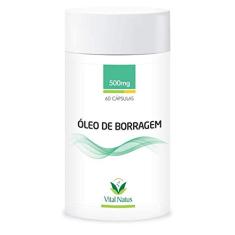Oleo de Borragem - 60 capsulas 500mg - Vital Natus