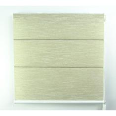 Cortina Romana Napoles Com Blackout Crisdan 1,60 Largura X 1,40 Altura Bege