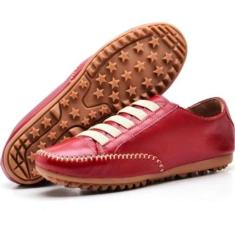 tênis Feminino  Vermelho moderno confort Elastico - Izabella Araújo, V