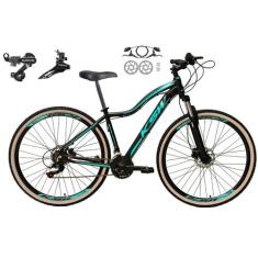 Bicicleta Feminina aro 29 Ksw Mwza 24v Câmbios Shimano Freios Hidráuli