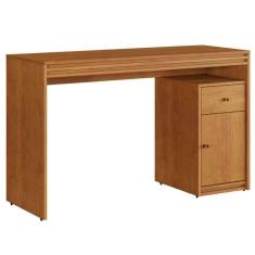 Escrivaninha 120cm 1 Porta 1 Gaveta Madrid - Mavaular Naturalle