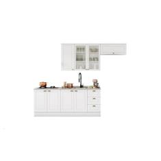 Cozinha Modulada Americana com 5 Peças Branco HP - Henn