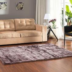 Tapete Para Sala E Quarto Felpudo Cronos Casa Dona 150x200 Cm, VERMELH