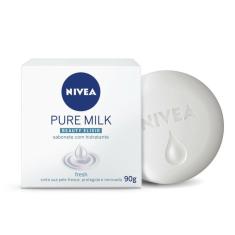 Sabonete em Barra Nivea Pure Milk Fresh 90g