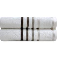 Jogo de Toalhas Banhão Gigante 2 Peças Fios Penteados Lumina Karsten