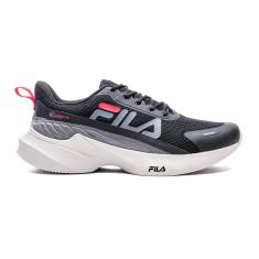 Tenis Fila Progress Lite Masculino, Black/Graphite/Flame Scarlet, 39
