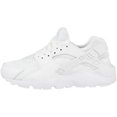 Nike Tênis infantil Huarache Run, Platina branca pura, 6.5 Women/5 Men