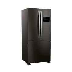 Geladeira Brastemp BRO85ME 559L Frost Free French Door Black Inox