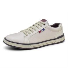 Tênis Sapatenis Masculino Street Calce Facil DIfranca - 50431 - Branco