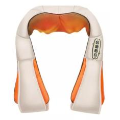 Massageador elétrico com aquecimento infravermelho, shiatsu para costa