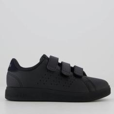 Tênis Adidas Advantage Base 2.0 CF Infantil Preto-Unissex