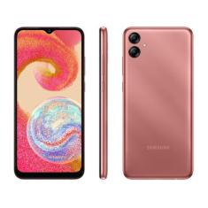 Smartphone Samsung Galaxy A04e 4G Cobre, 64GB, 3GB Ram, Octa-Core, Tel