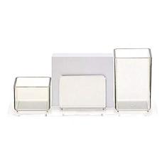 Porta Lápis Clips Lembrete Cristal Acrimet