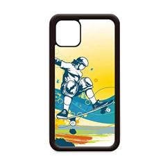 Capa esportiva com ilustração colorida para iPhone 12 Pro Max para Apple Mini Mobile Case