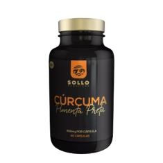 CúRCUMA COM PIMENTA PRETA (PIPERINA) - 60 CáPSULAS Sollo Nutrition 