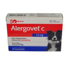 Anti-Histamínico Alergovet C Coveli 1,4Mg C/ 10 Comprimidos