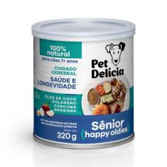 Ração Úmida Pet Delícia Cães Sênior Happy Oldies - 320g - PET DELICIA