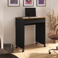 Mesa de Computador Veronica 1 gaveta e rodinha cores - Comprar Moveis 