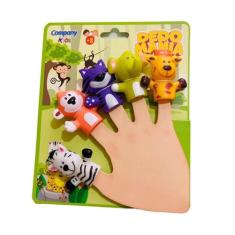 Fantoche De Dedo Divertido Brincar Bebê Safari Com 5 Un - Company kids