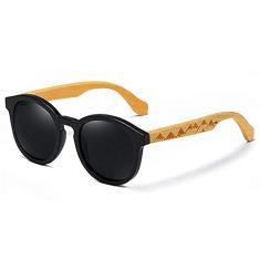 Oculos de Sol Artesanal Design de Madeira EZREAL Lentes Polarizada com Proteção uv400