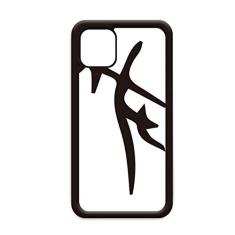 Capa com inscrição óssea com sobrenome chinês He para iPhone 12 Pro Max para Apple Mini Mobile Case Shell