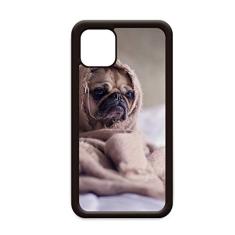 Bulldog Pet Animal Lonely Imagem para iPhone 12 Pro Max Capa para Apple Mini Mobile Case