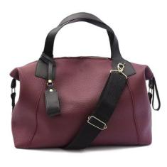 Bolsa Casual Feminino Zíper Alça de Ombro e Transversal Removível Espaçosa Dia a Dia-Feminino