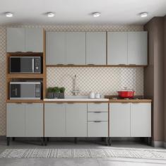 Cozinha Compacta 14 Portas Firenze sem Tampo Demóbile