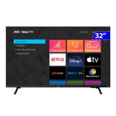 Tv 32p aoc led smart roku wifi hd hdmi
