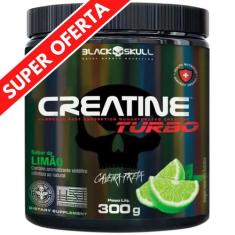 Creatina Monohidratada Creatine Turbo Black Skull Energia Força Ganho 
