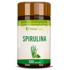 Spirulina 120 Cápsulas De 500mg Prime Ervas