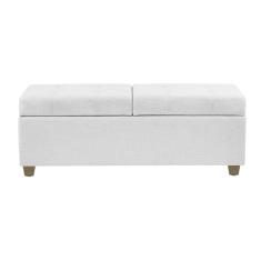 Recamier Bau Paris 1,20M Suede Branco - Clique Decor