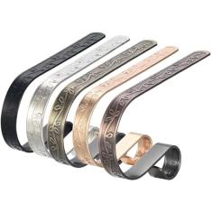 Suportes de meia para manto antiderrapante design vintage gancho de metal de natal cabide de mesa clipe de lareira para enfeites guirlanda guirlanda presentes decoração de festa 5 pacotes/624 (Size :