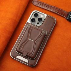 Capa de telefone com suporte de carteira de couro para iphone 13 12 14 15 Pro Max 15Plus Suporte de cartão de telefone Capa de couro para iphone 13 14 15 ProMax, café noturno, para iPhone 15