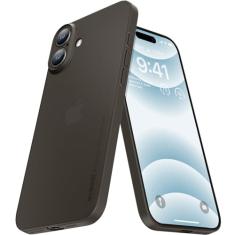memumi Capa para celular 16, capa ultrafina de 0,3 mm para telefone 16, capa com acabamento fosco com proteção total da câmera, capa antiarranhões e resistente a impressões digitais, suporta