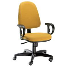 Cadeira Diretor com Braços Linha Confort Plus Amarelo - Design Office