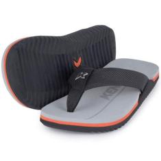 Chinelo Kenner Nk6 Pro Masculino - Cinza e Preto, 42
