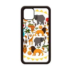 Capa Africa Wild Animals da vida selvagem africana para iPhone 11 Pro Max para Apple Mobile Case Shell