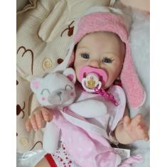 Bebe reborn  silicone  pode dar banho    - Kelly lemos  bebes  reborn